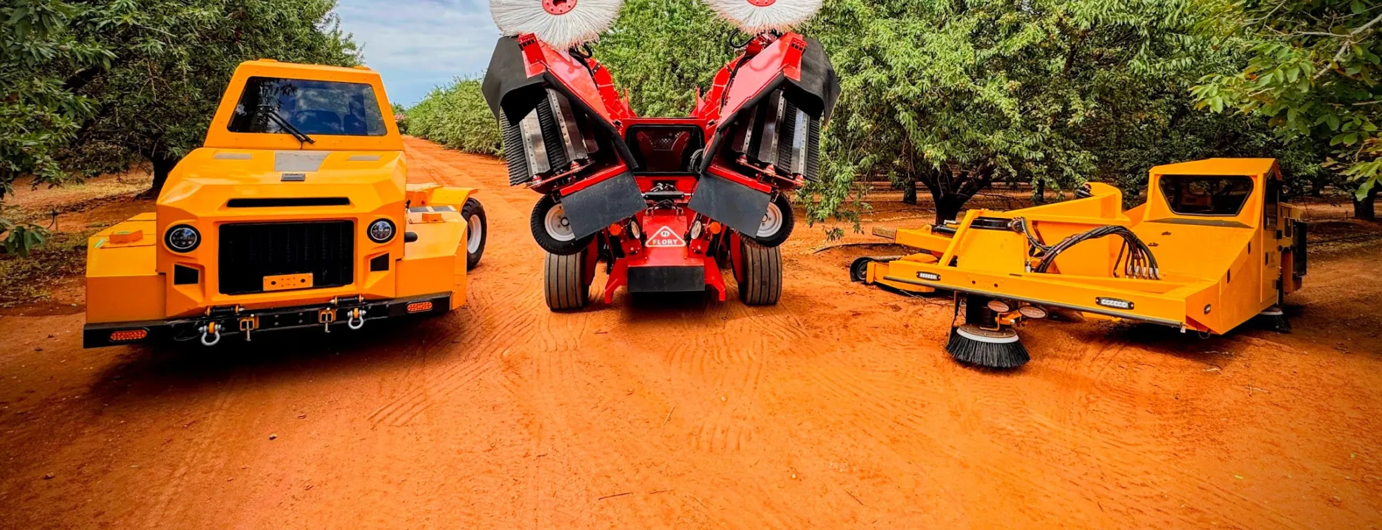 Orchard machinery retrofitted for autonomous operation