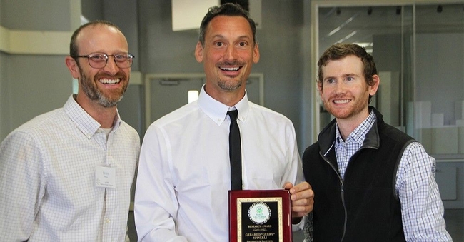 From left, Bruno Pitton, Gerry Spinelli and Grant Johnson.