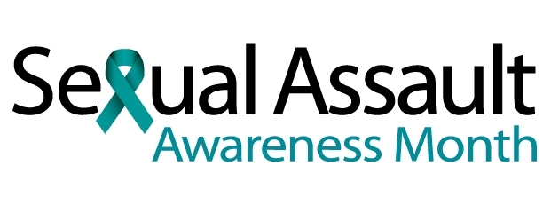 Sexual assault awareness month ribbon