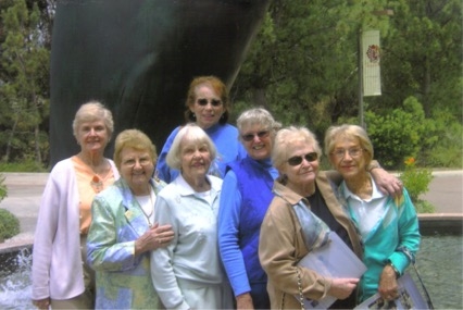 Christine Groppe, third from left, at a NFCS advisors reunion in 2006.