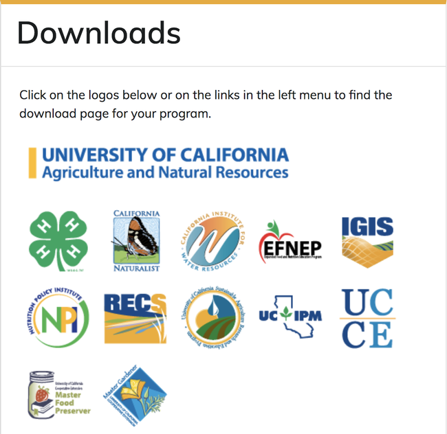 Logos can be downloaded from the toolkit.