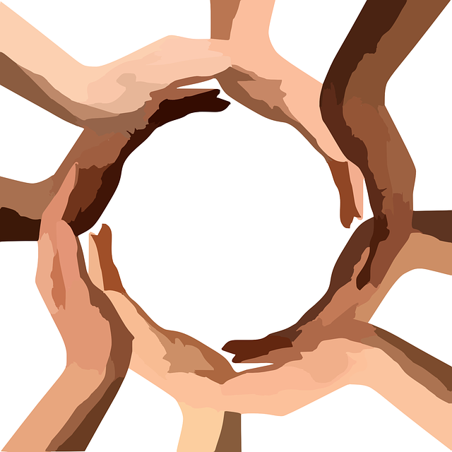 Image of circle of hands