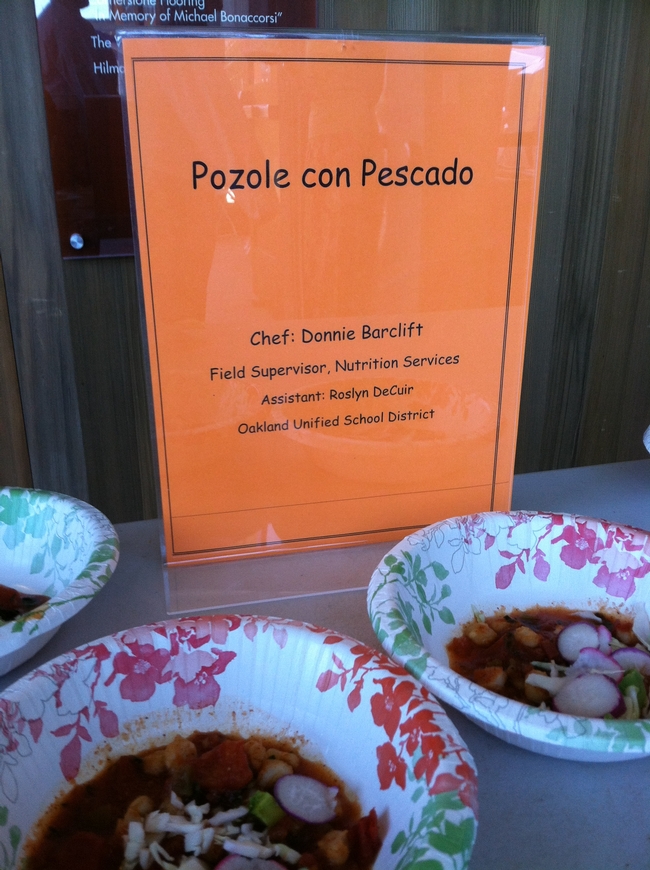 paper bowls filled with tomato red pozole