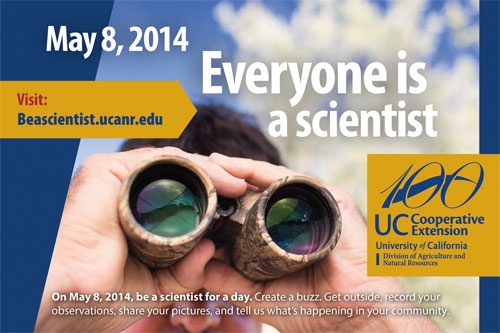 The UC Cooperative Extension Day of Science and Service is May 8, 2014