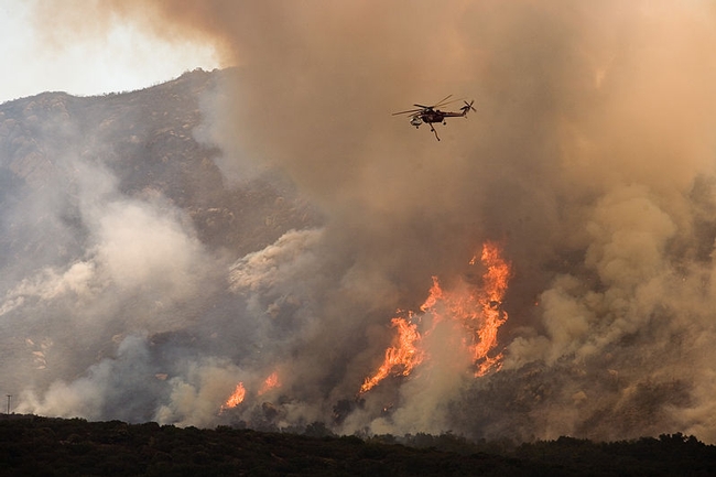 Dry, hot summertime climate means its fire weather in California.