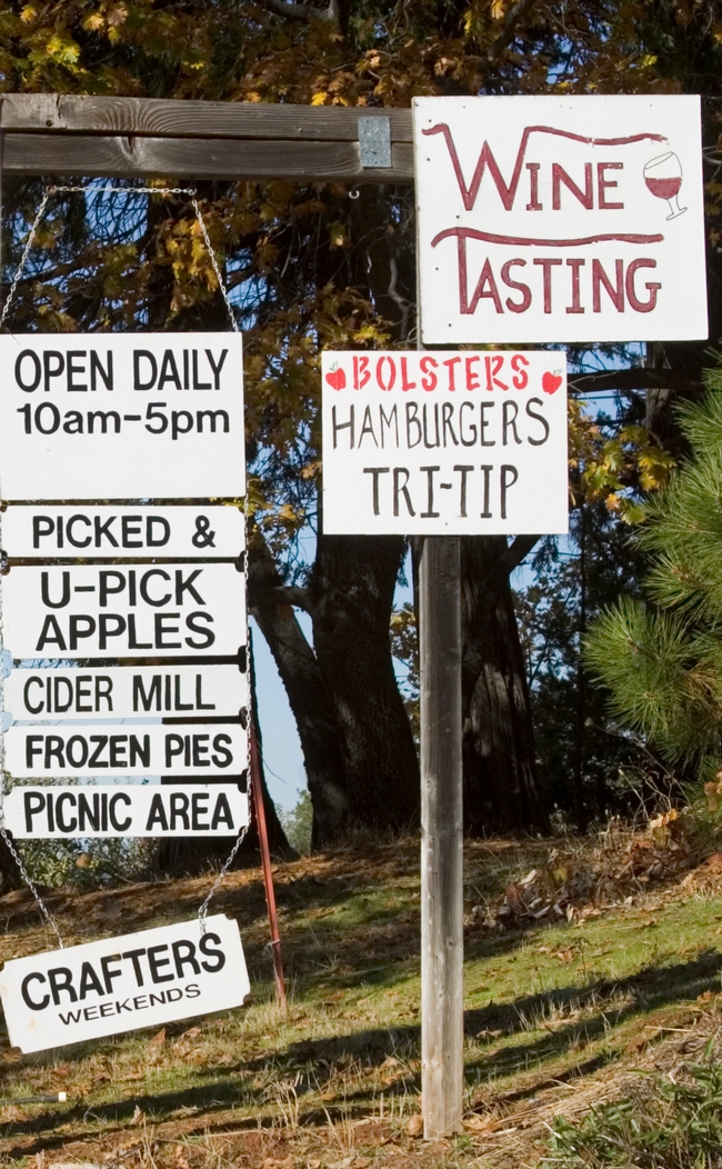 agritourism signs