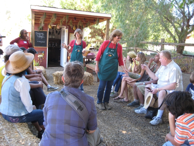 Small-scale farmers offering an agritourism experience.