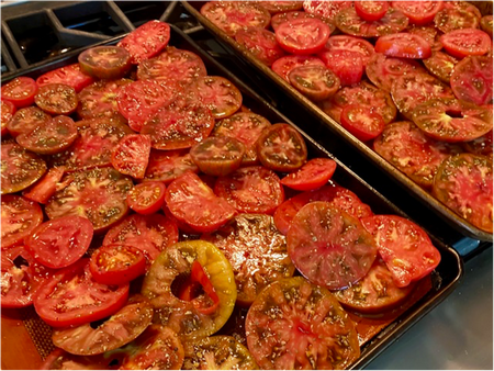 Photo of roasted tomatoes