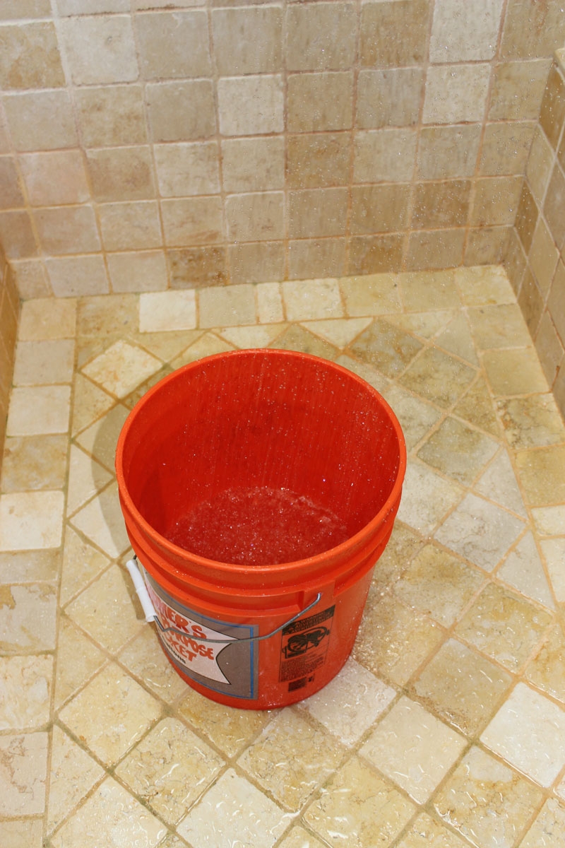 Bucket Showers & How To Use Them