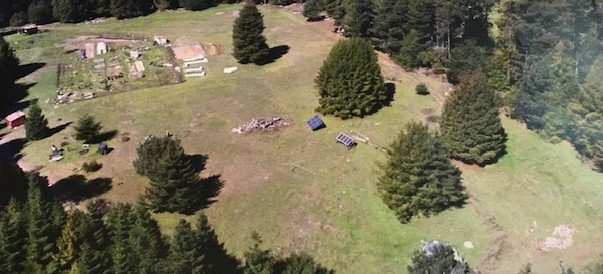 (Above) A bird's eye view of the 6 acres designated for the HSP project