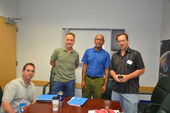 New NRCS Staff: (left to right) Minshew, Rolfes, Zahangir and Komar