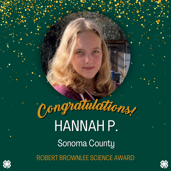 Hannah Science - Golden Clover blog photo