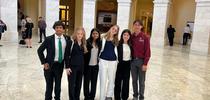 The California 4-H delegation with Ben at the Congressional offices for California 4-H Grown Blog