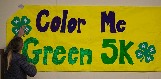 Color Me Green 5K Run banner