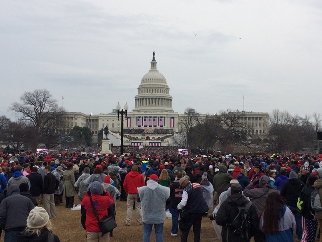 View of the Presidential Inauguration 2017