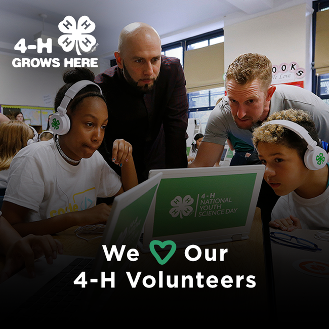We love our 4-H volunteers