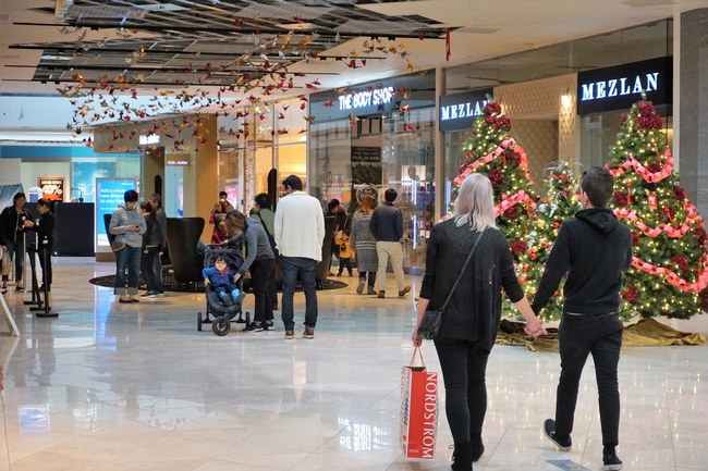 By opting for gift cards, shoppers can avoid crowded malls.