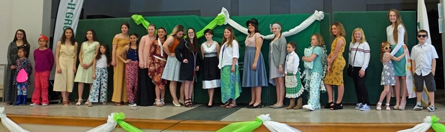 Fresno County 4-H members who participated in the March 2019 Fashion Revue.
