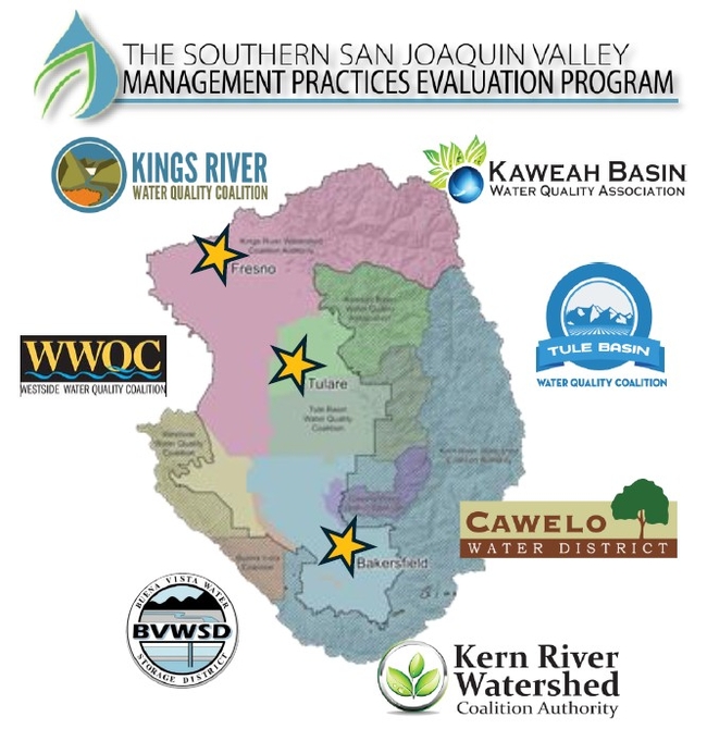 Southern San Joaquin Valley Management Practices Evaluation Program Logos