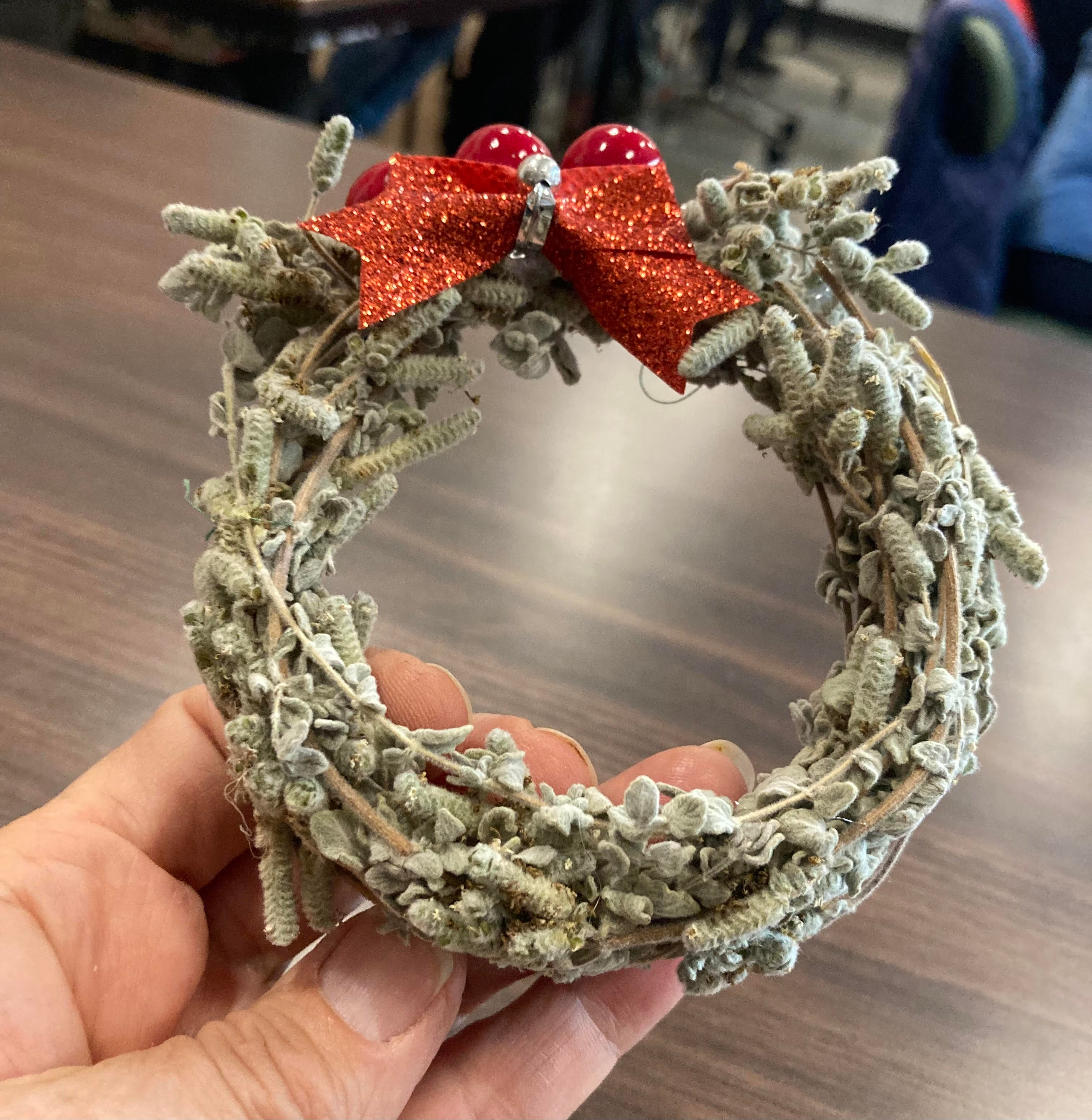 Small Ribbon Wreath Ornament, Projects