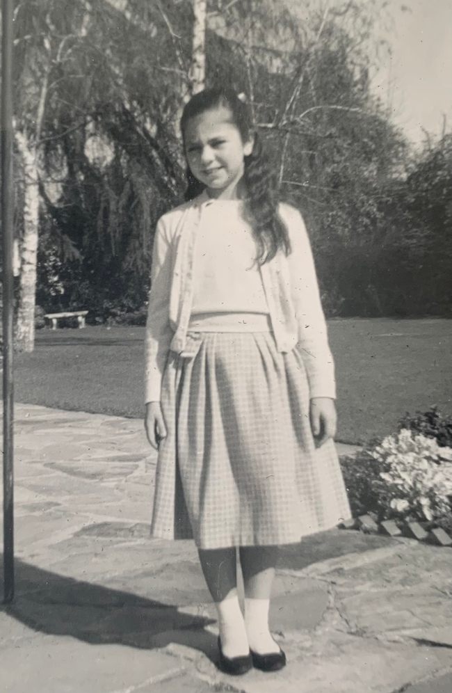 Barbara as a young girl.