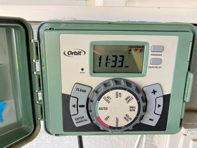 Be mindful of changing irrigation needs as days get shorter and temperatures begin to drop. Adjust automatic timers accordingly. (Photo: Jeannette Warnert)