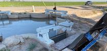 Water diverted onto a crop field. Photo by Khaled Bali for Green Blog Blog