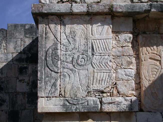 Maya Chichen Itza Venus symbol. Photo/Martha Macri, UC Davis