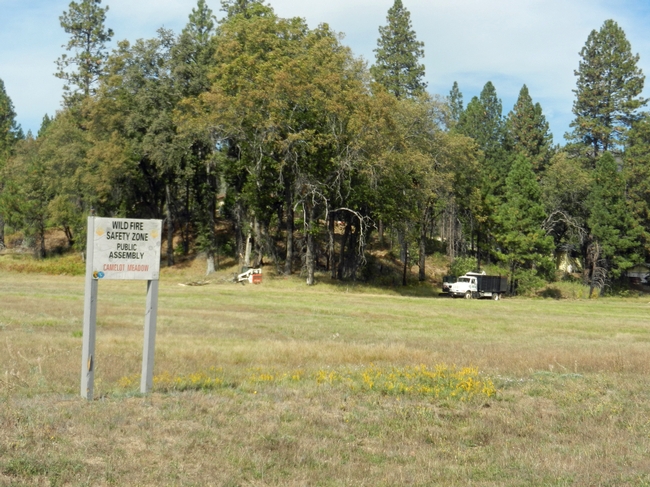 A wildfire safety zone at Camelot Meadow. (Photo: Butte County Fire Safe Council)