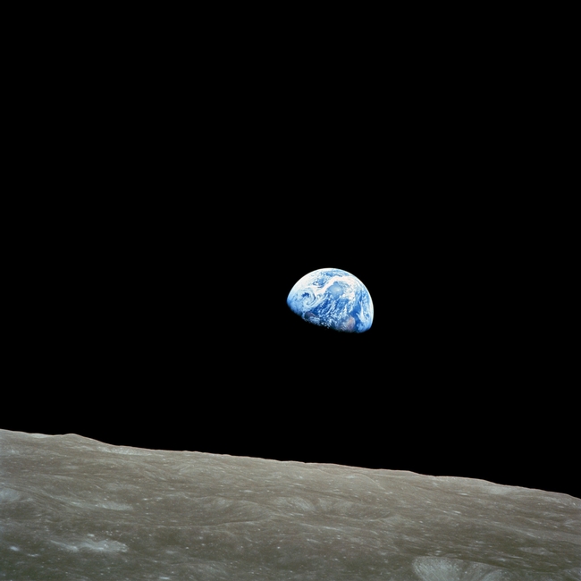 December 1968 Earth rise.
