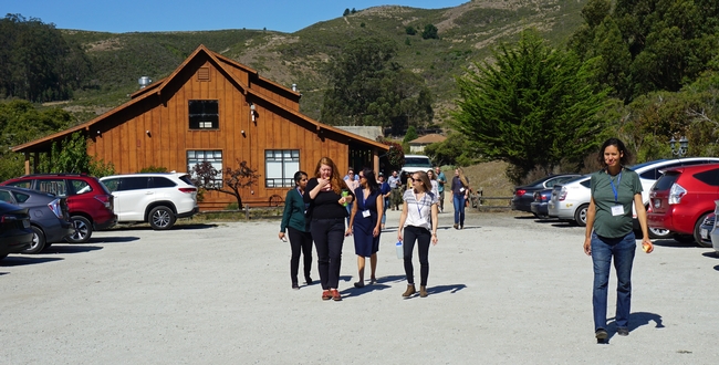 Many of UC ANR's climate change adaption, mitigation and resilience experts met at UCCE's Elkus Ranch Environmental Education Center in San Mateo County.