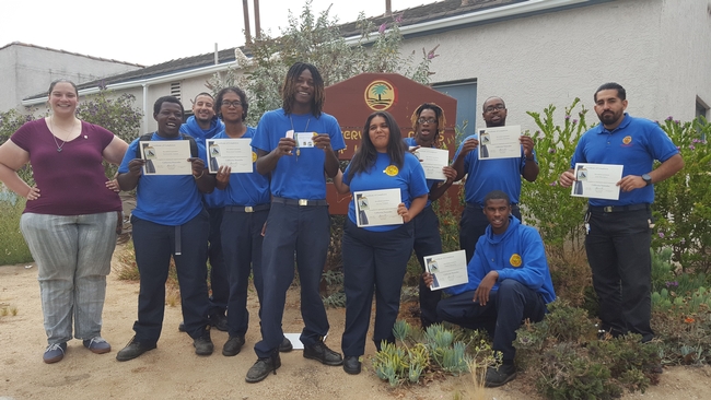 Graduates of the National Forest Foundation-sponsored course for California Naturalists pose with their certificates