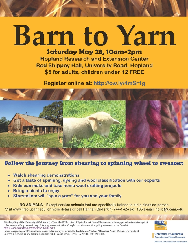 Barn to Yarn 2016