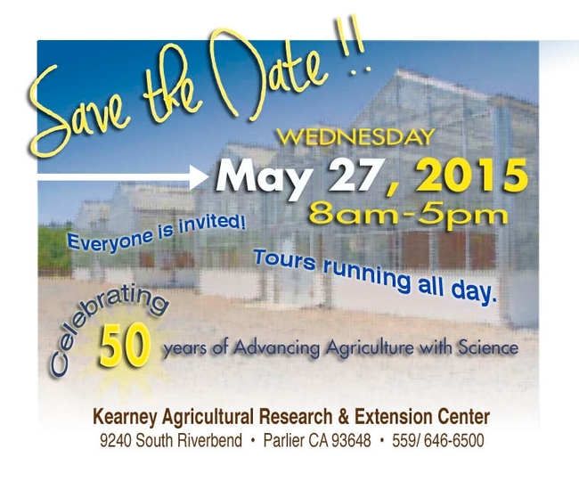 The public is invited to attend Kearney's 50th anniversary.