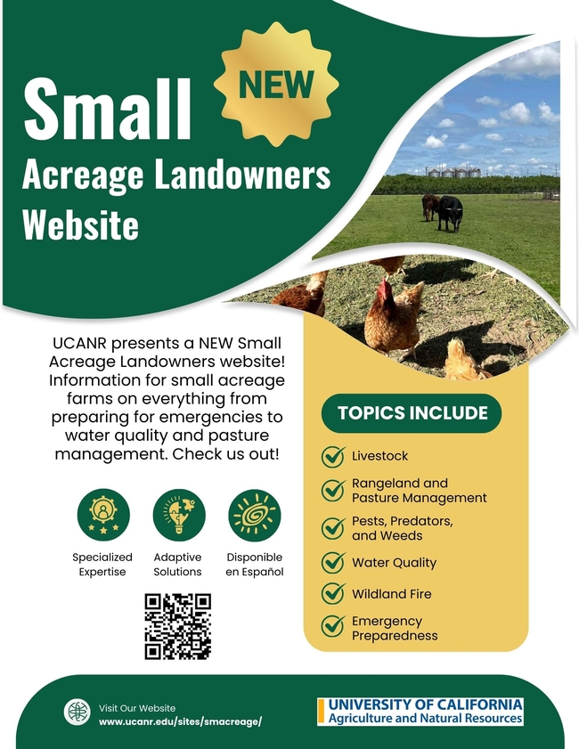 Small Acreage Farm Flyer