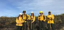 CCPBA members after a prescribed burn at Santa Lucia Preserve in Monterey County for Livestock & Range Blog