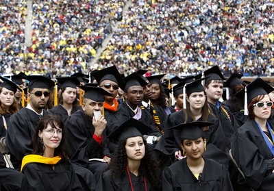 File photo of students at the U of Michigan. Kevin Lamarque  Reuters