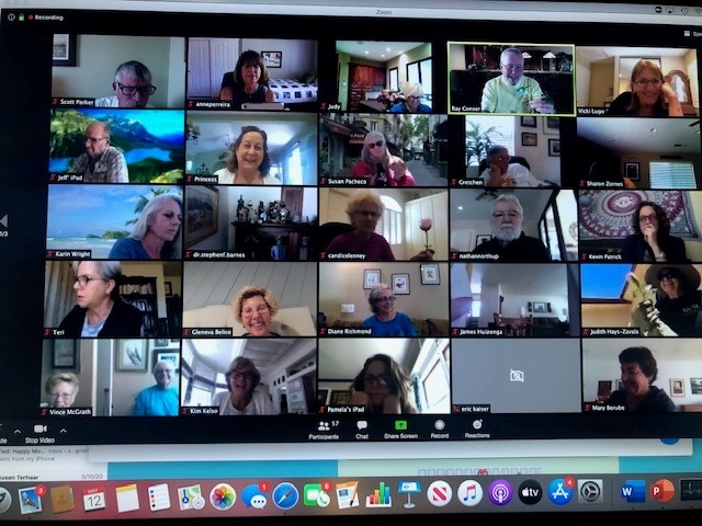 Virtual training class taking place on Zoom from UC Master Gardener Program of San Diego County. Photo: Scott Parker.