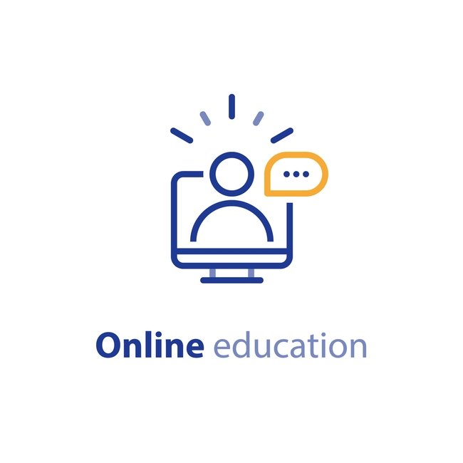 Online education logo
