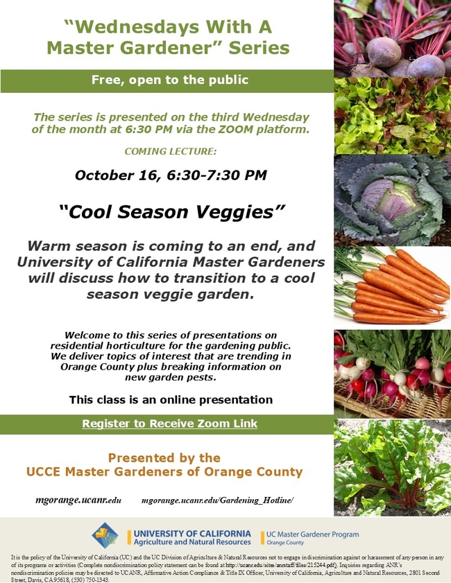 Cool Crops, Hot Tips. Register Now to Prepare Your Winter Garden