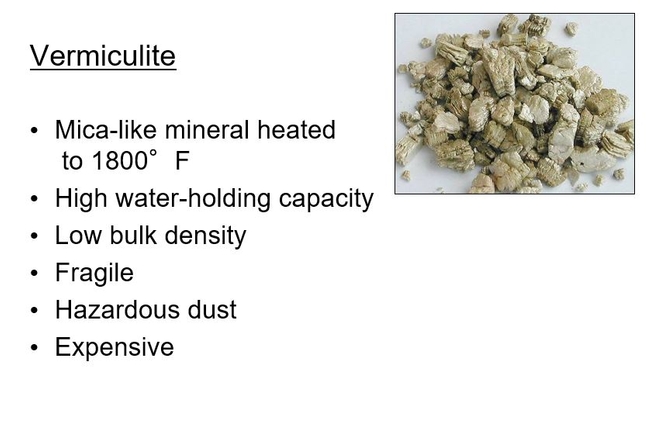 Fig 6.  Vermiculite properties