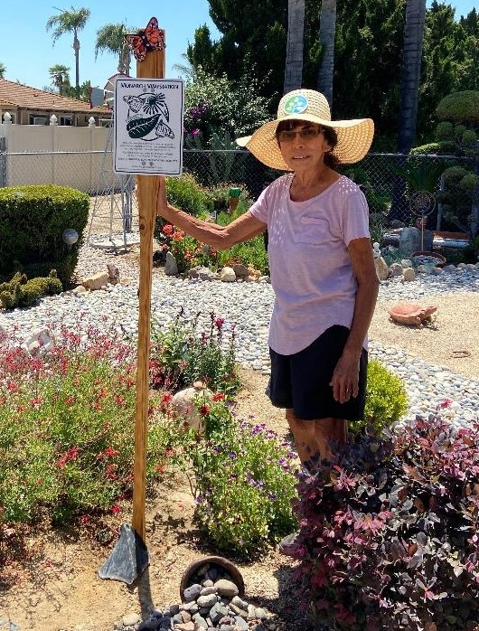 Master Gardener Esther Martinez in Her Pollinator Garden