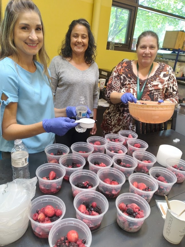 Dee Denton (right), with EFNEP program staff