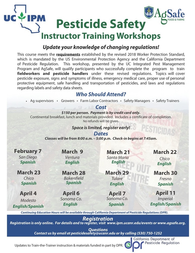 Flyer for the Instructor Training Program.