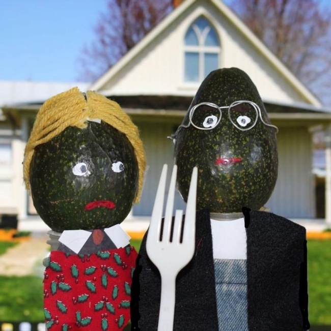 American Gothic created by Linda Genis.