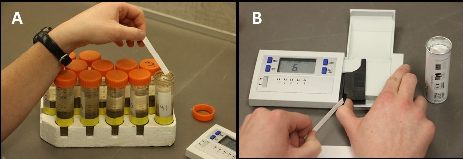 Nitrate Test reflectometric, 5-225 mg/L (NO3-), for use with