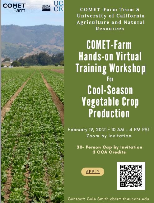 COMET - Farm Hands - on Virtual Training Workshop