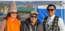 Members of UCCE Marianna, Michael Yang, and Vong Moua enjoy the festivities. Photo Credit Irene Briseno for Supporting Small Farms Blog