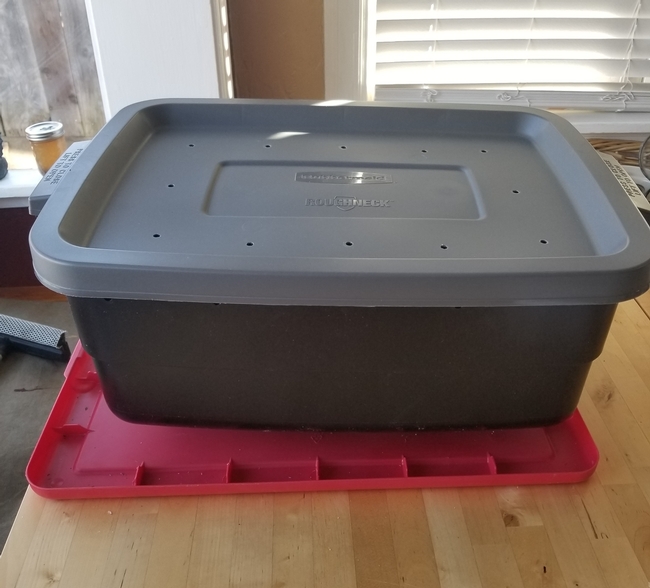 A worm bin can be small enough to keep under your kitchen sink!