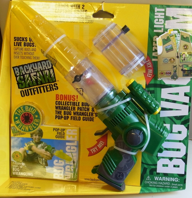 Bug vaccuum for bee collecting